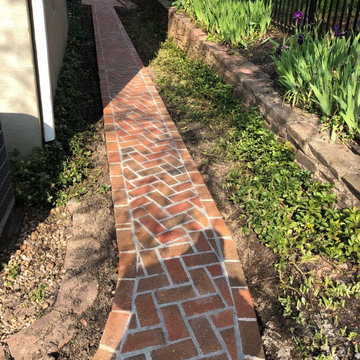Brick Paver Driveway, Steps, Patio, Herb Garden, and Walkway in Bethesda MD
