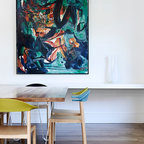 Teal patterned rug Teal patterned rug