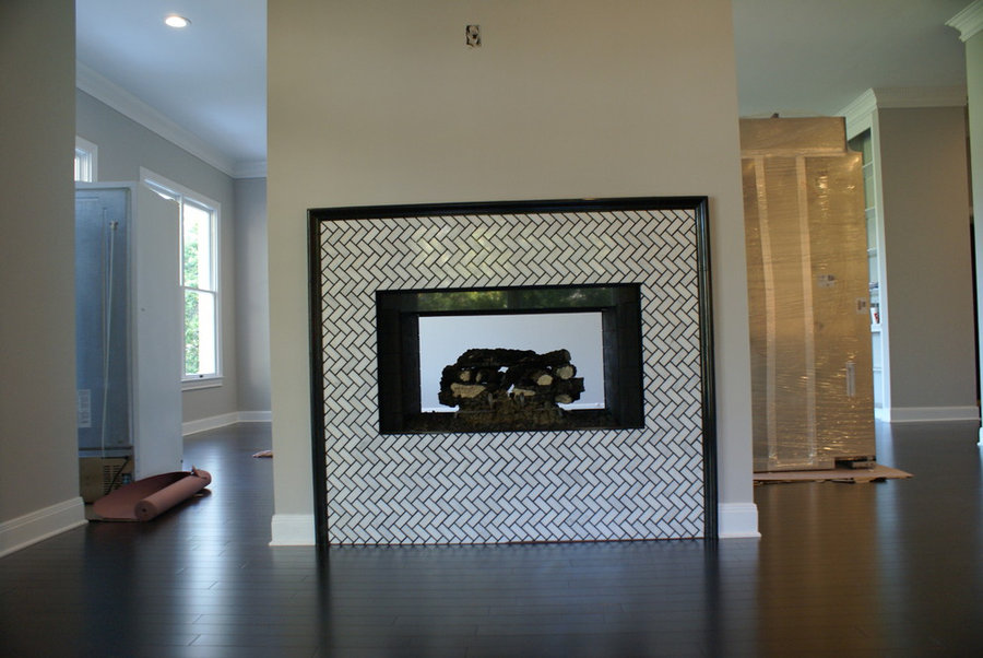 Westlake dark wood floors