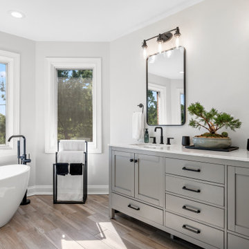 Breaking News….We just completed not just 1 not 2 but 3 bathrooms.