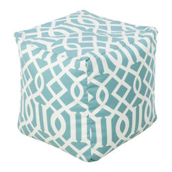 Surya Poufs- (POUF-112) - Floor Pillows And Poufs
