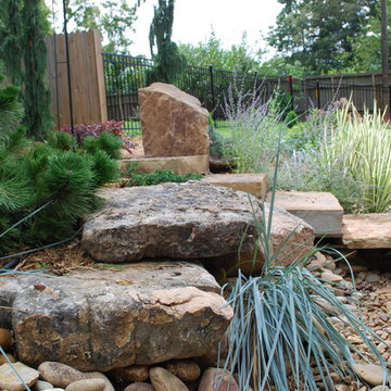 Dry creek bed.