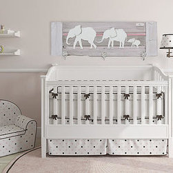 Parade of elephants -Nursery room decor - Parade of Elephants Wall Art - Metal a - Nursery Decor