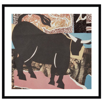 Aberdeen Angus Bull by John Wallington Framed Wall Art 33 x 32