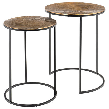 Othello Metal Nesting Table Set