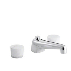 Kallista Brushed Nickel Counterpoint by Barbara Barry Basin Set - Bathroom Faucets And Showerheads