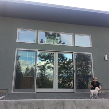 Modern, Energy Efficient Home with outdoor living space, raised bed gardens