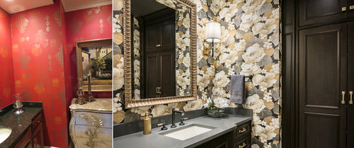 Powder Room Transformation: Before & After | Houzz Forum