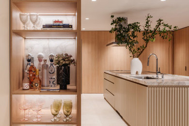 Example of a kitchen design in Miami