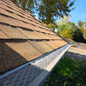 Gutter Protection Along the Roofline