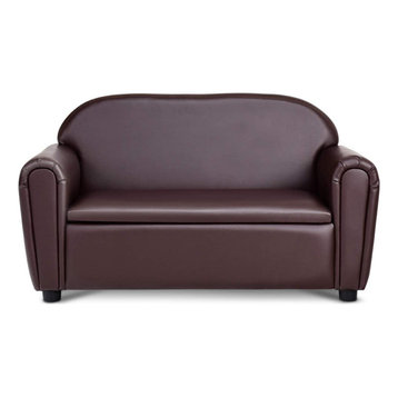 Double Seat Children's Sofa w/Under Seat Storage, Toddler Furniture