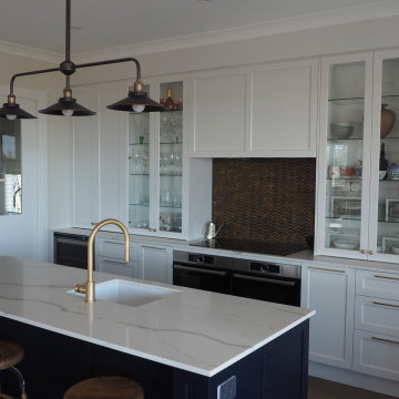 Classic Navy & White Kitchen