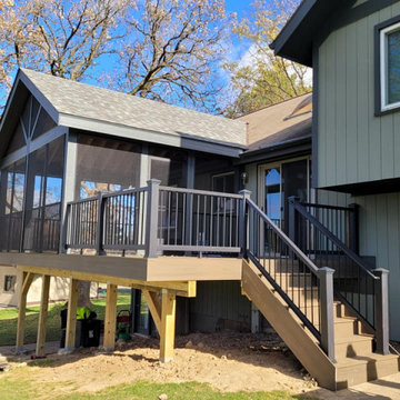 Raised Deck & Screened Porch