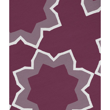 Bohemian, Geometric Print Napkin, Purple, Set of 4