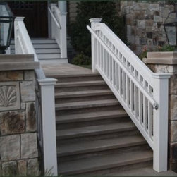 Jamestown Railing with Safety Rail - Outdoor Grills