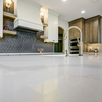 Collected Kitchen Remodel with Custom Seating + Layered Details