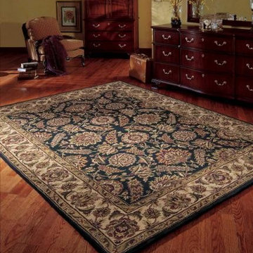 Nourison Black Wool Rug