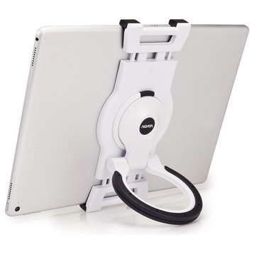 Deluxe Tablet/iPad Pro Station With Smart Phone Slot, White