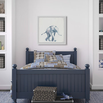 "Quiet Elephant" Framed Painting Print