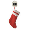 Chalkboard Christmas Stocking Holder - Customizable Name Holiday Gift Decoration