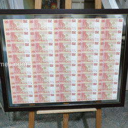 Transparent Framing for Uncut Currency Notes - SGFrames - Products