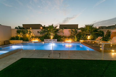 Example of a minimalist pool design in Other