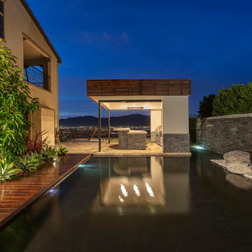 West Covina Outdoor Zen Garden Reflecting Pool