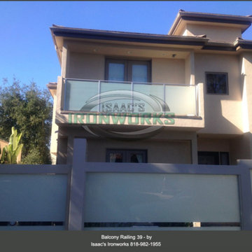 Balcony Railings (Juliet Balcony) Custom Made by Isaac's Ironworks