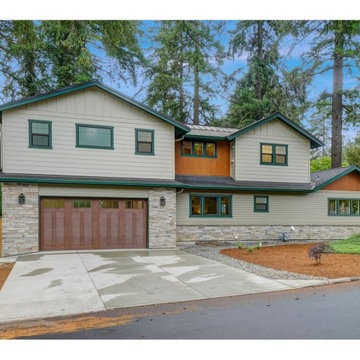 Lake Oswego | Mid-Century Modern Craftsman Home Remodel