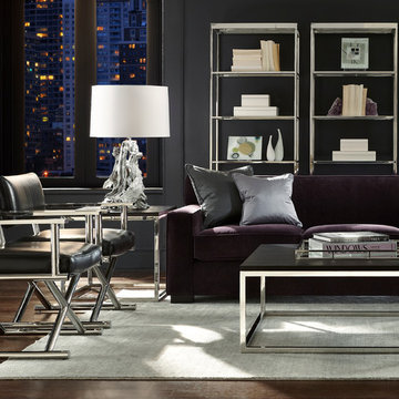 Jean Luc Sofa, Directoire Chairs & Broadway Accent Tables
