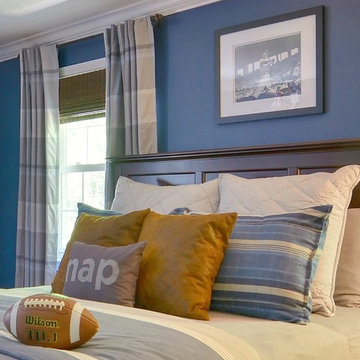 Teen Boy's Sports Themed Bedroom