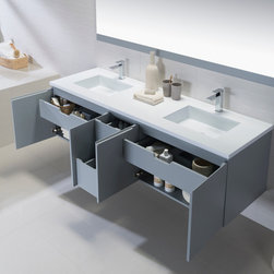 Wall Mounted Bathroom Vanities - Bathroom Vanities And Sink Consoles