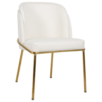 Jagger Upholstered Dining Chair, White