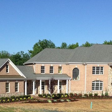 Front Elevation Stone and Brick