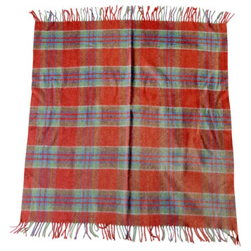Consigned, Vintage Wool Plaid Blanket