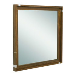 Vir Stil by Laura Kirar Mirror, Black Walnut - Bathroom Mirrors