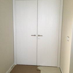 Eco Modern Double Doors in White Finish - Interior Doors
