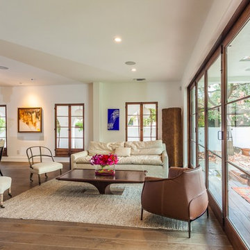 Living Room With Sliding Glass Doors to Patio