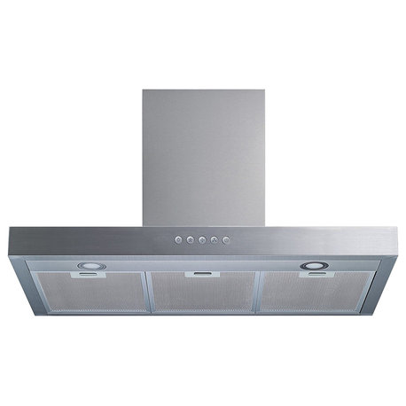 Winflo Convertible Wall-Mount Range Hood, Stainless Steel, 500 CFM 30"
