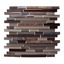 Slate backsplash