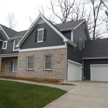 Iron Grey Lap & Shingle Siding