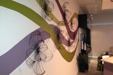Trendy home design photo in Denver