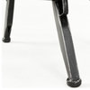 GDF Studio Brixton Adjustable Swivel Iron Bar Stool, Beige Fabric