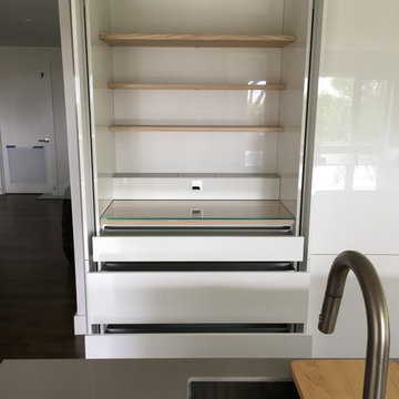 White Poggenpohl Kitchen and Laundry