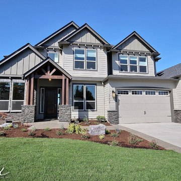 Front Elevation - The Debonair - Multi-Story Cascade-Craftsman