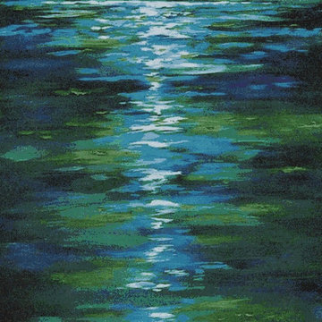 Moonlight Glow Green | Glass Mosaic | PIXL Mist Collection