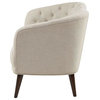 Madison Park Cumberland Tufted Settee With Linen Finish MP106-0733