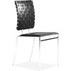 Criss Cross Dining Chair (Set of 4) Black