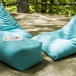 Jaxx Twist Outdoor Bean Bag Chair - Patio Furniture And Outdoor Furniture