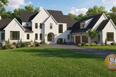 Example of an eclectic exterior home design in Other